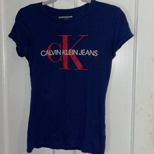 Blue Clavin Klein Tee